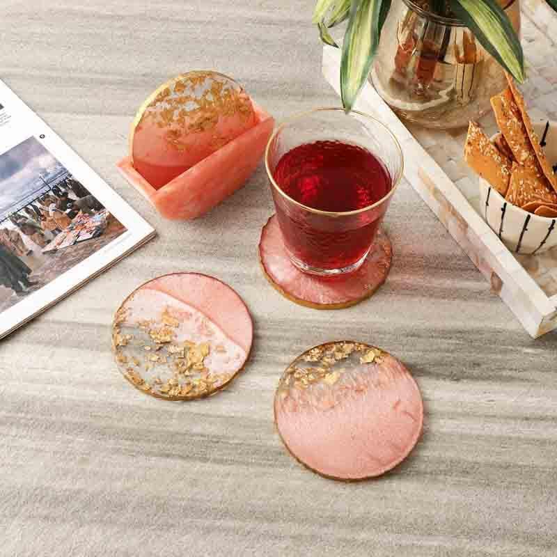 Coaster - Pink Martini Coaster - Set Of Four