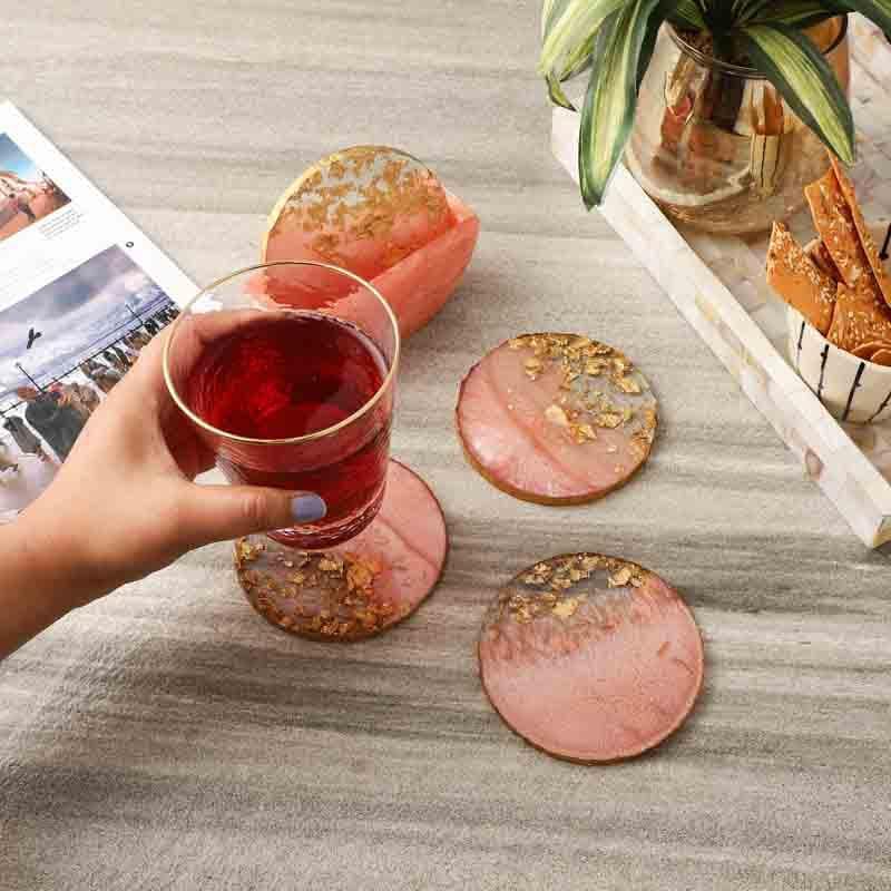 Coaster - Pink Martini Coaster - Set Of Four