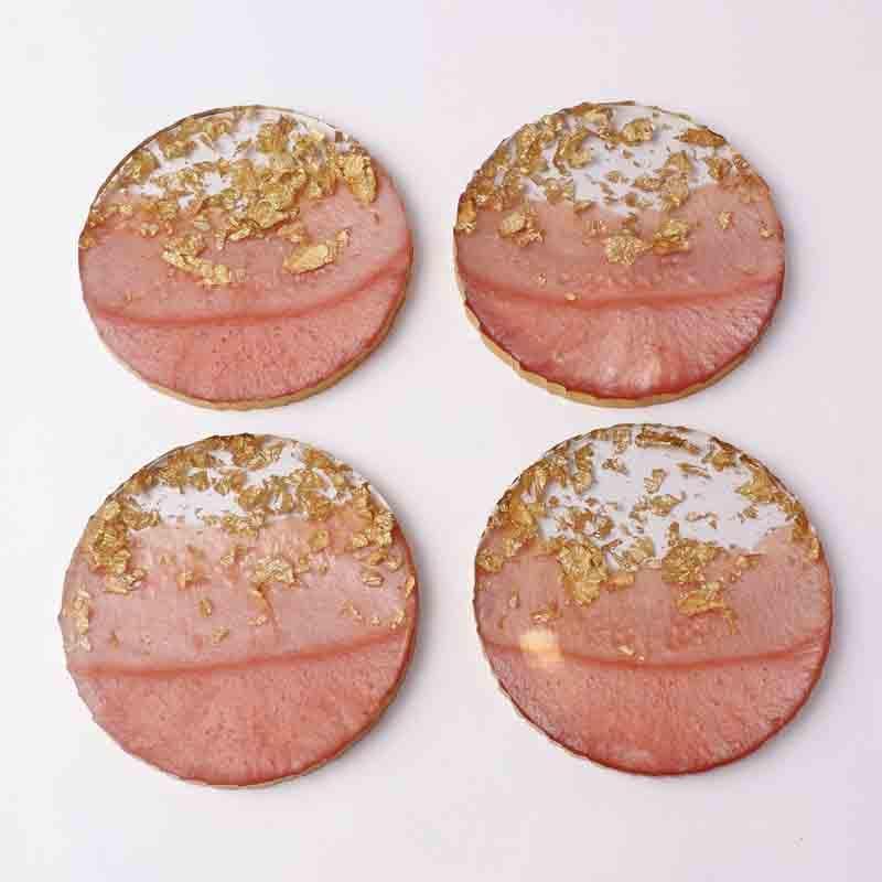 Coaster - Pink Martini Coaster - Set Of Four