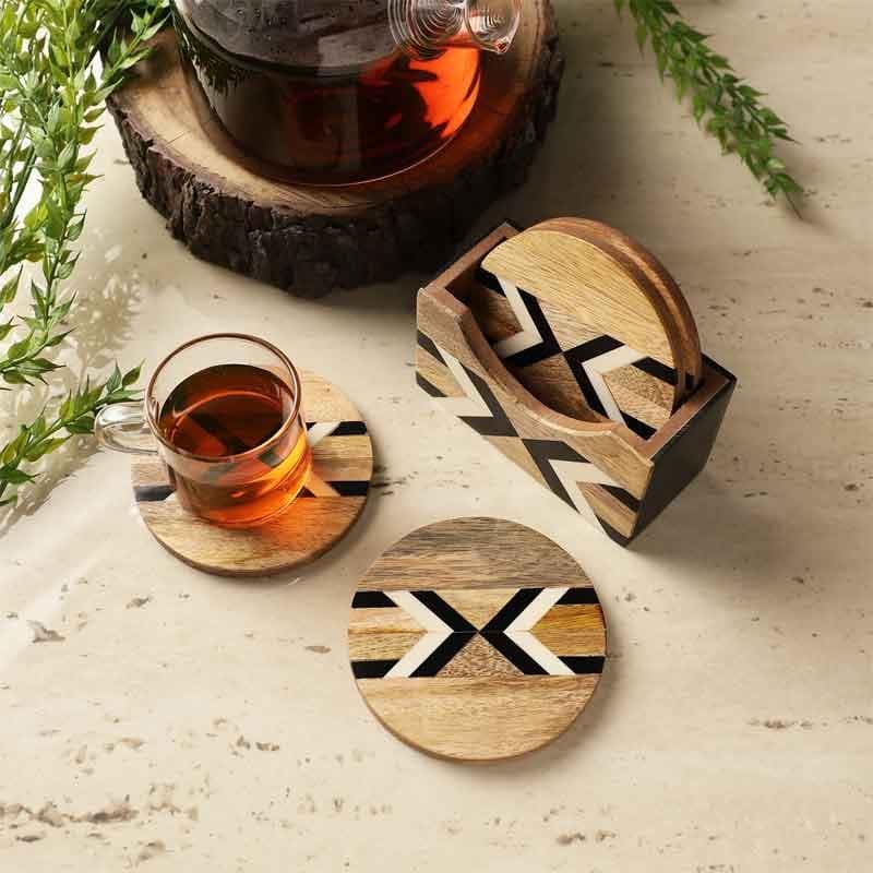 Coaster - Teer Wooden Coaster - Set Of Four