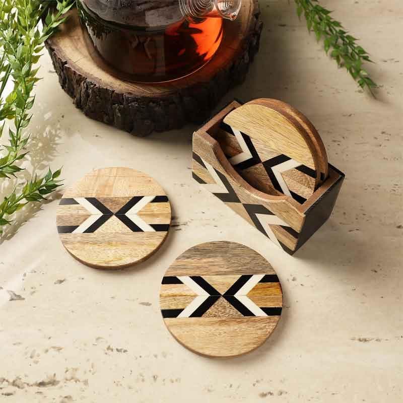 Coaster - Teer Wooden Coaster - Set Of Four