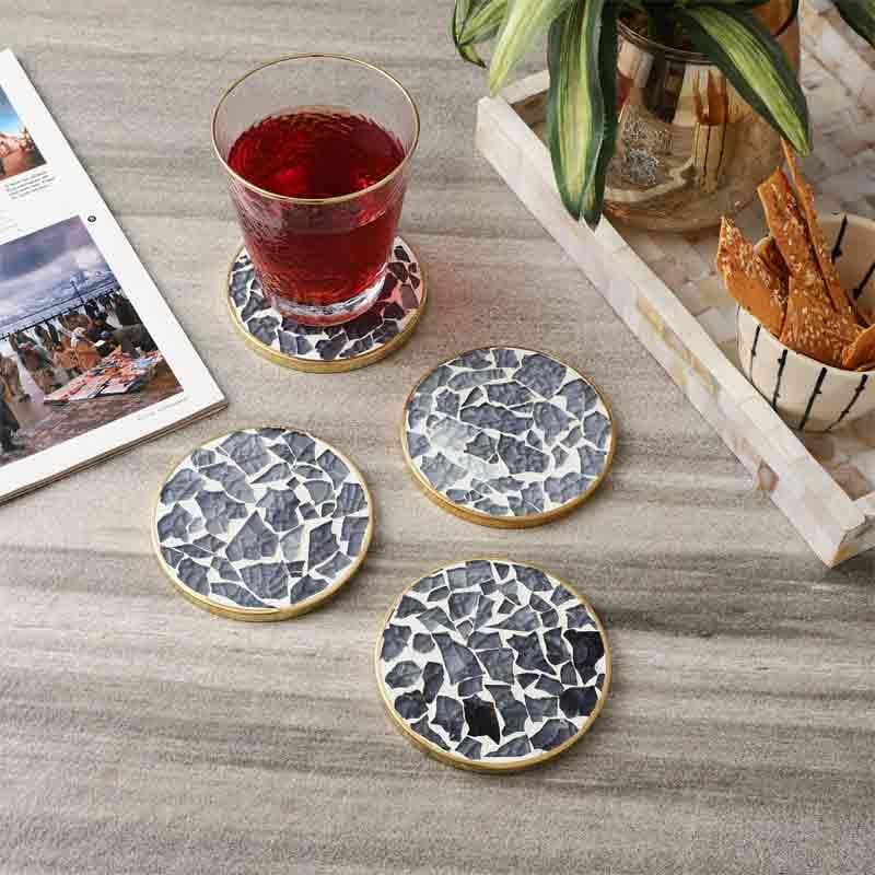 Buy Turkish Mosaic Coaster - Set Of Four Coasters from Vaaree