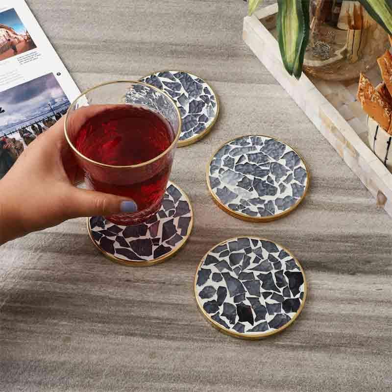 Buy Turkish Mosaic Coaster - Set Of Four Coasters from Vaaree