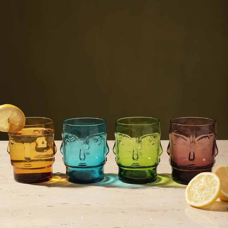 Buy Mojito Tiki Glass (400 ml and 500 ml) - Set Of Two Cocktail Glasses from Vaaree