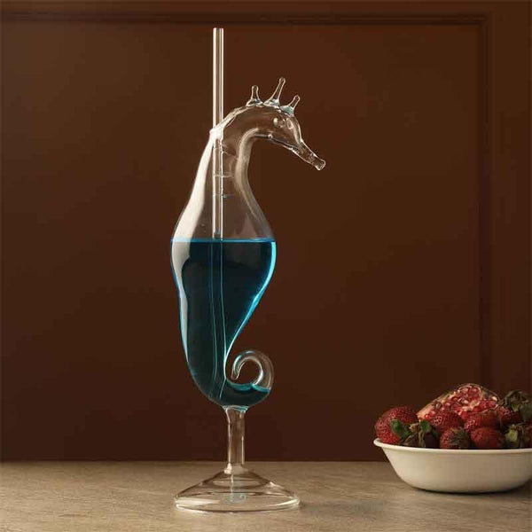 Buy Seahorse Cocktail Glass - 450 ML Cocktail Glasses from Vaaree