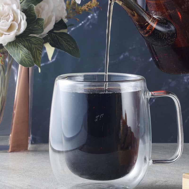 Coffee & Tea Mug - Caffeinator Glass Coffee Mug