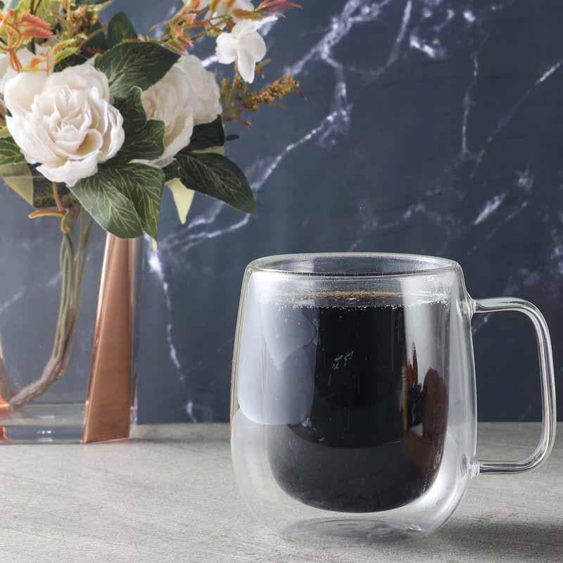 Coffee & Tea Mug - Caffeinator Glass Coffee Mug