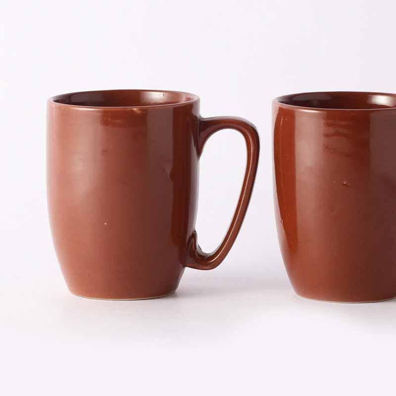 Buy Joy Cup (Brown) - Set Of Two Coffee Mug from Vaaree