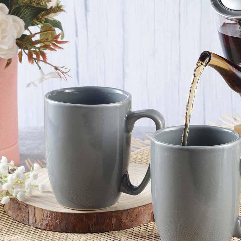 Buy Joy Cup (Grey) - Set Of Two Coffee Mug from Vaaree