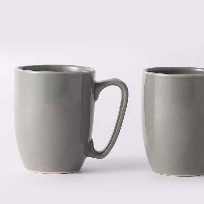 Buy Joy Cup (Grey) - Set Of Two Coffee Mug from Vaaree