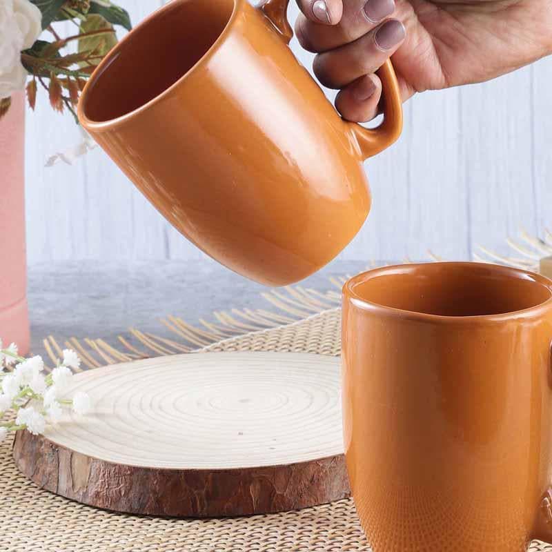 Buy Joy Cup (Orange) - Set Of Two Coffee Mug from Vaaree