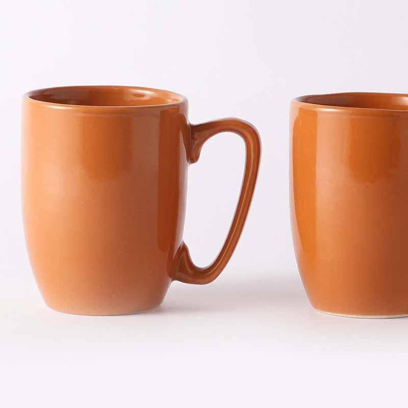 Buy Joy Cup (Orange) - Set Of Two Coffee Mug from Vaaree