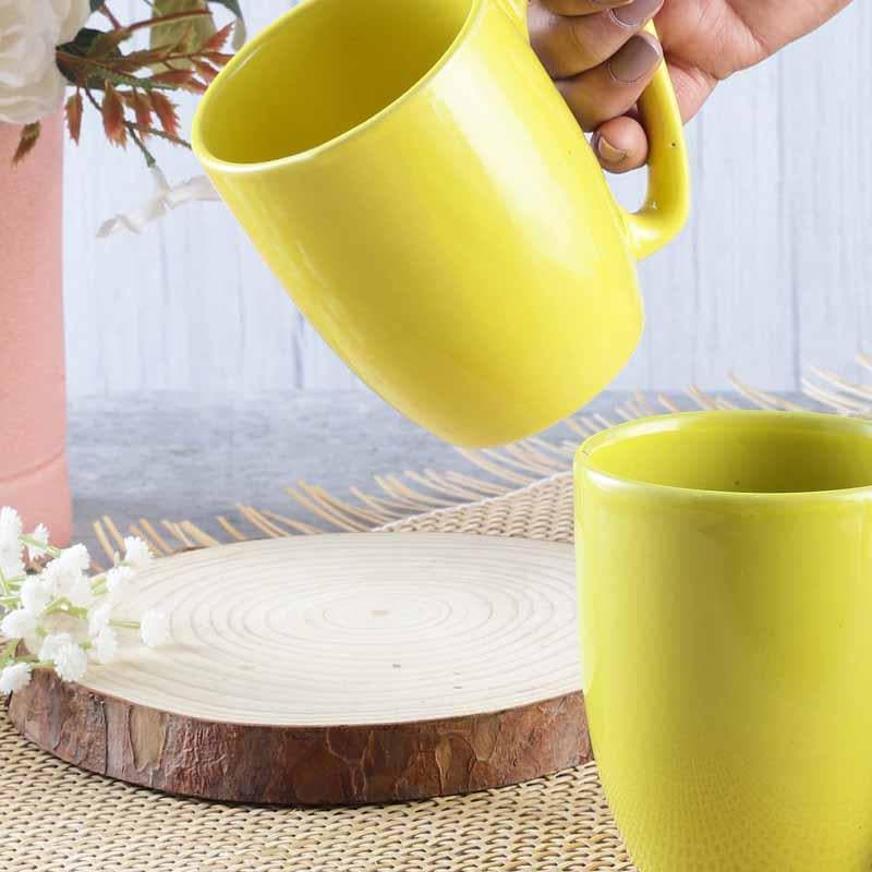 Buy Joy Cup (Yellow) - Set Of Two Coffee Mug from Vaaree