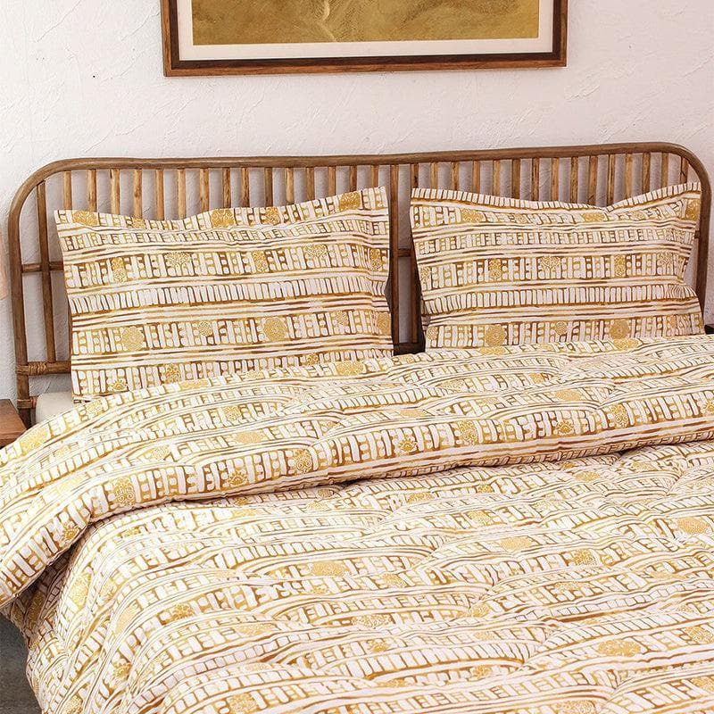 Comforters & AC Quilts - Sanchi Double Comforter - Yellow