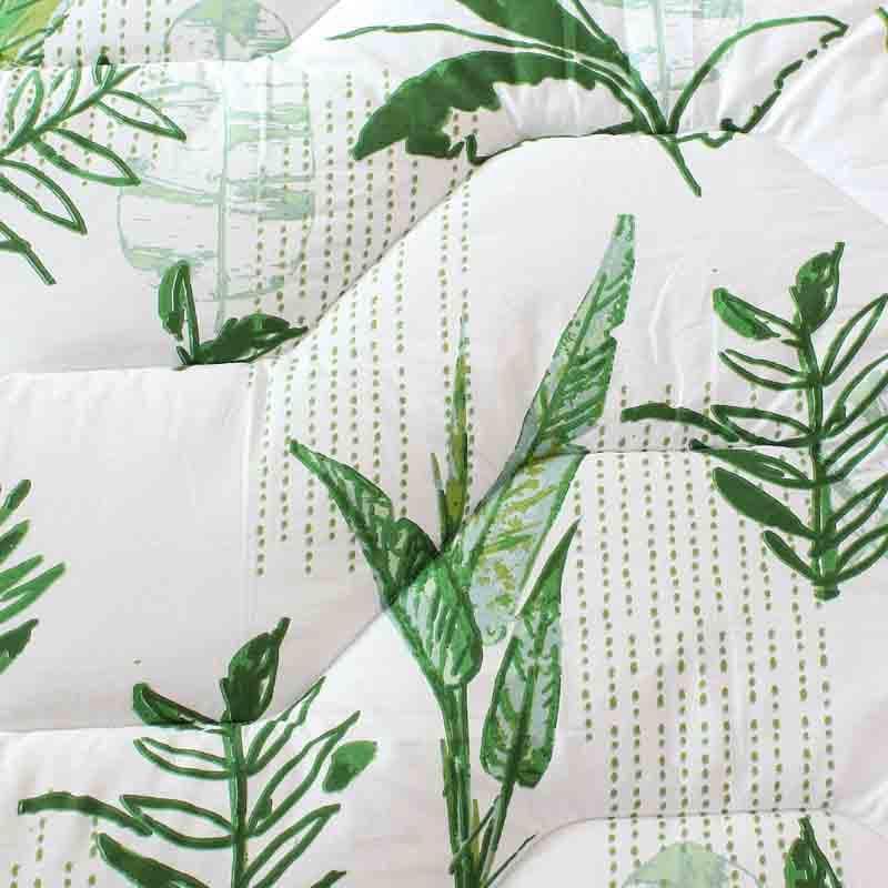 Buy Vanam Comforter - Green Comforters & AC Quilts from Vaaree