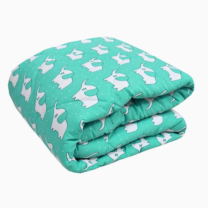 Buy Baby Elephant Reversible Comforter Comforters & AC Quilts from Vaaree