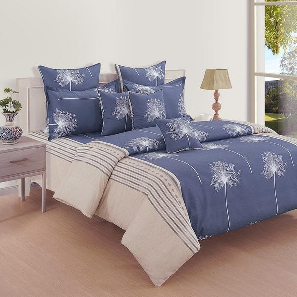 Buy Comforters & AC Quilts - Dandelion Grey-Blue Comforter at Vaaree online