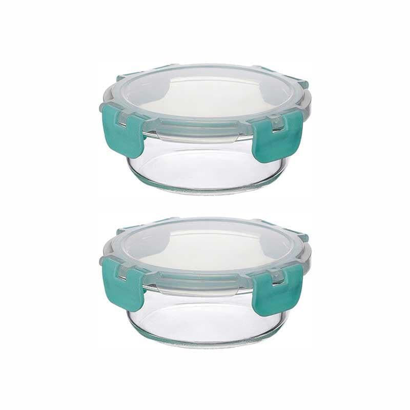 Container - Carino Lunch Box Round - Blue - Set of Two