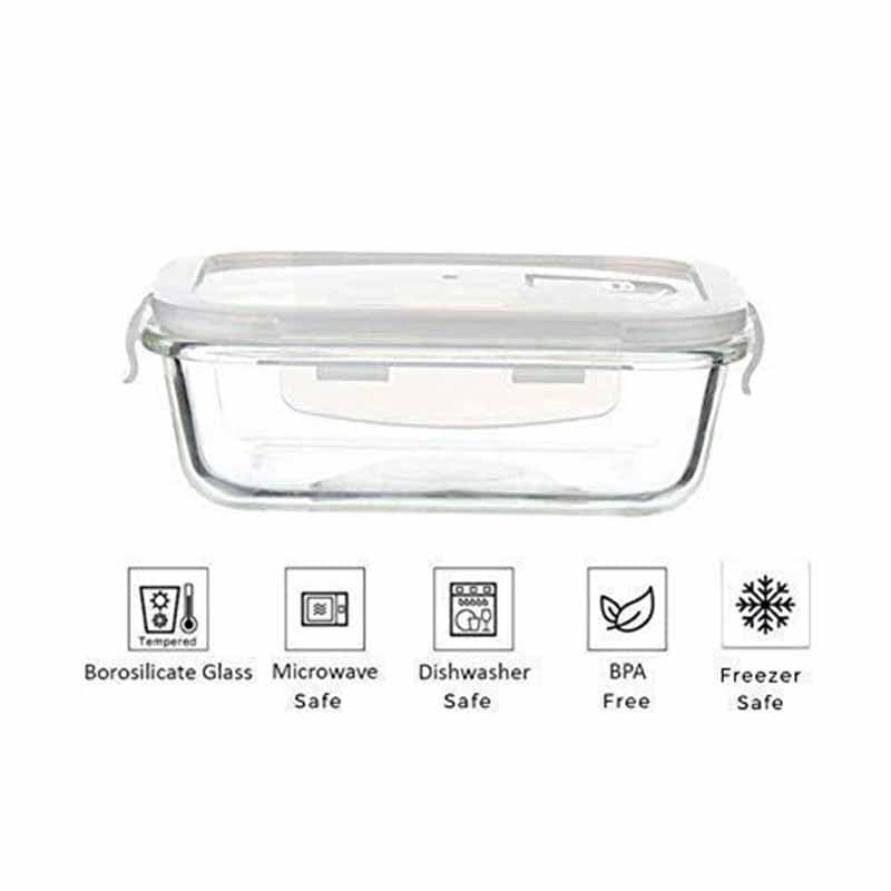 Container - Rectangle Foodie Lunch Box (620/1000 ML) - Set of Two