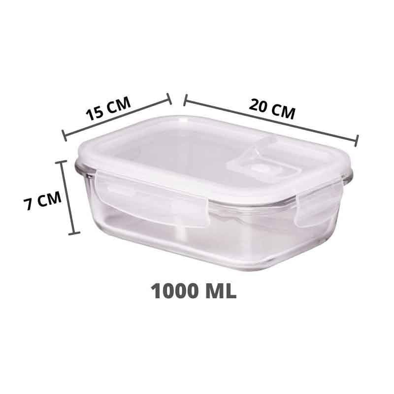 Container - Time for Lunch Container (Rectangular) - 1000 ML