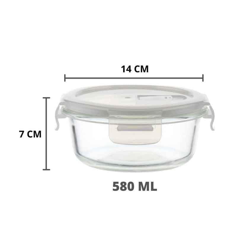 Container - Time for Lunch Container (Round) - 580 ML