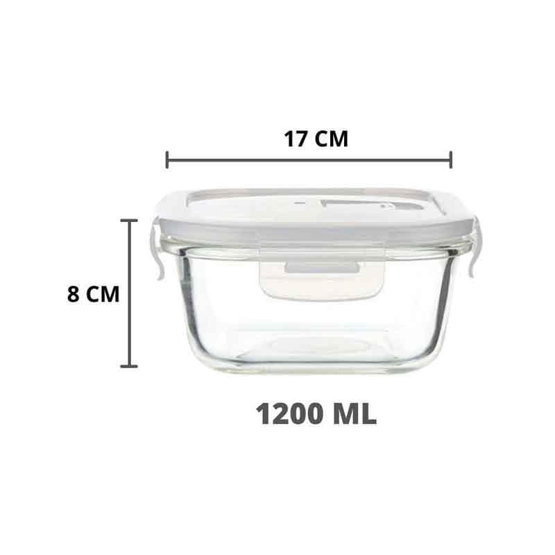 Container - Time for Lunch Container (Square) - 1200 ML