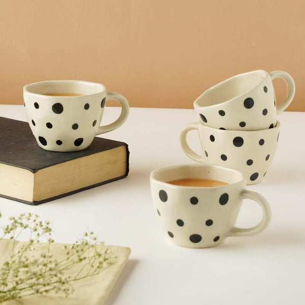 Cup - Big Polka Cup- Set Of Four