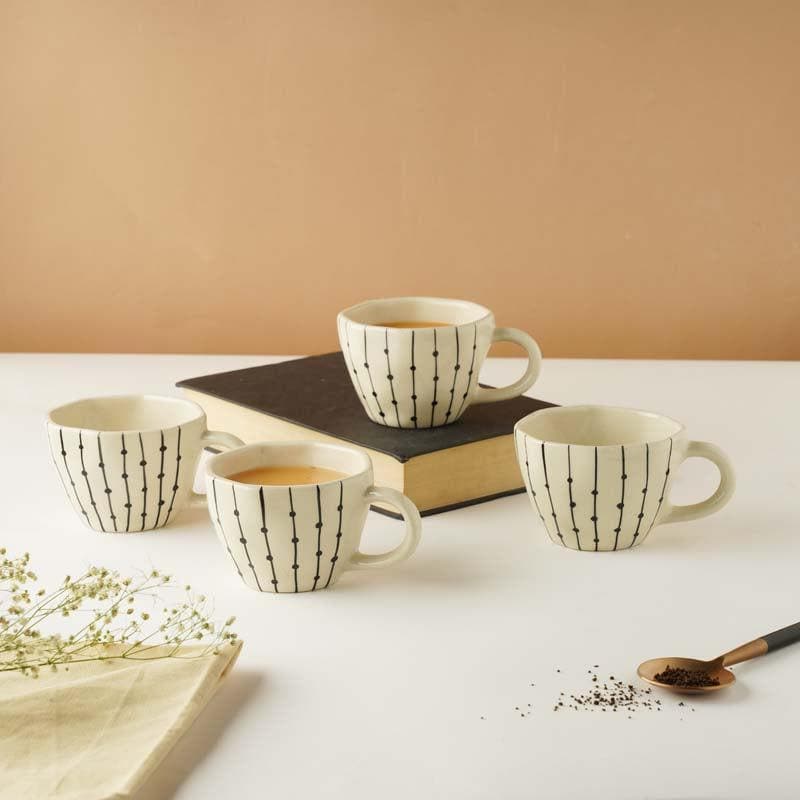 Cup - Dotted Lines Cup- Set Of Four