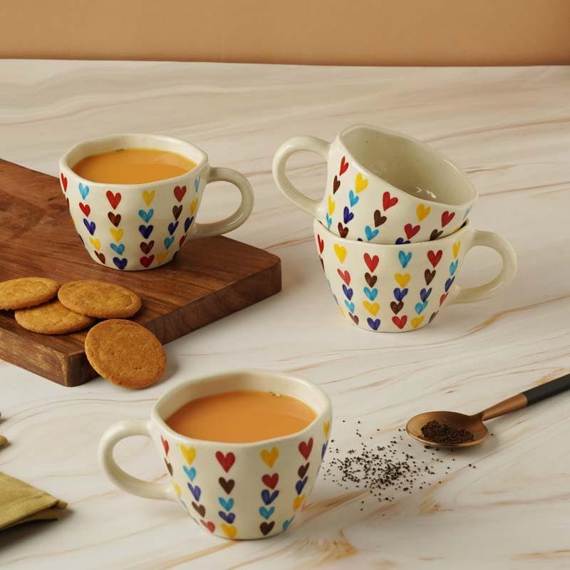 Buy Pride Hearts Cup- Set Of Four Cup from Vaaree