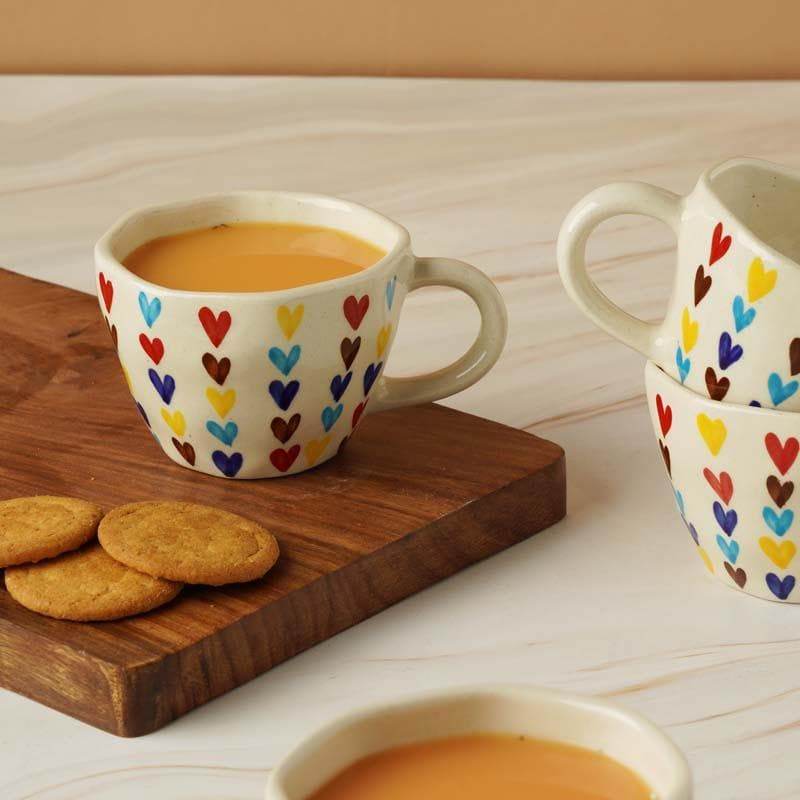 Buy Pride Hearts Cup- Set Of Four Cup from Vaaree