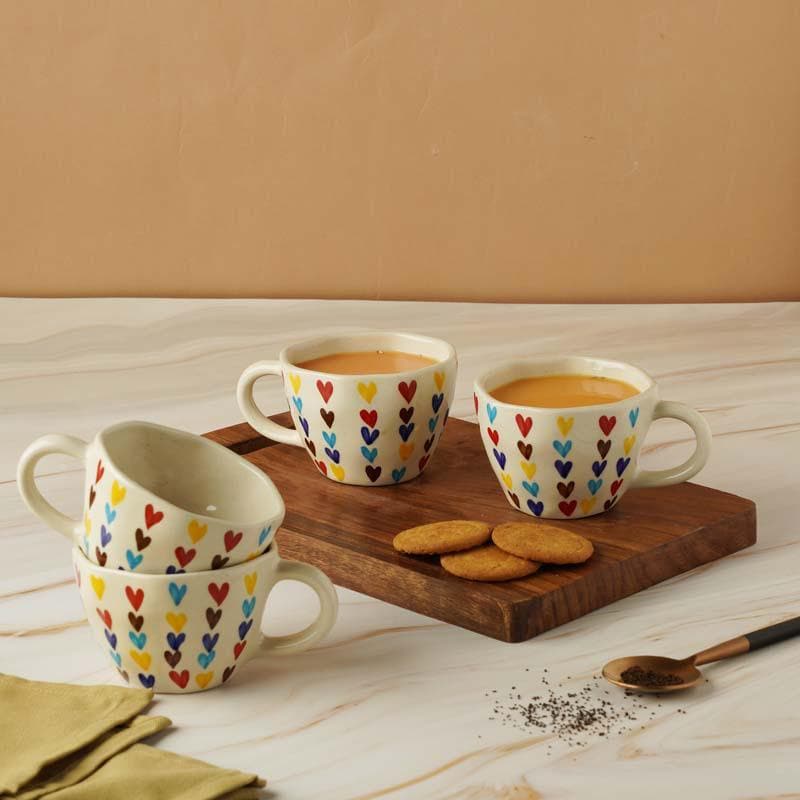 Buy Pride Hearts Cup- Set Of Four Cup from Vaaree