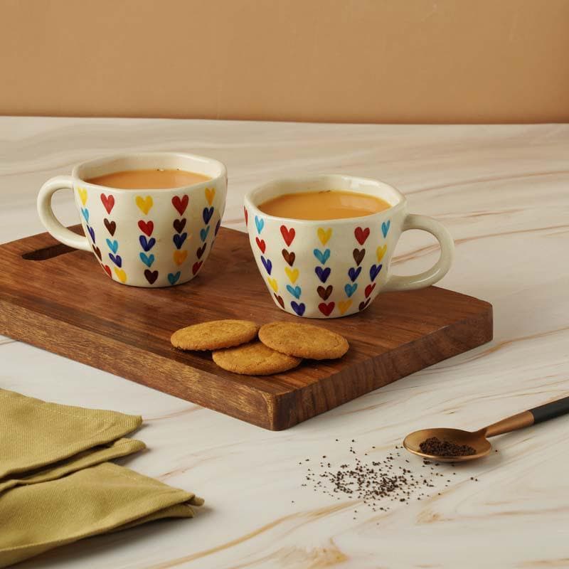 Buy Pride Hearts Cup- Set Of Four Cup from Vaaree