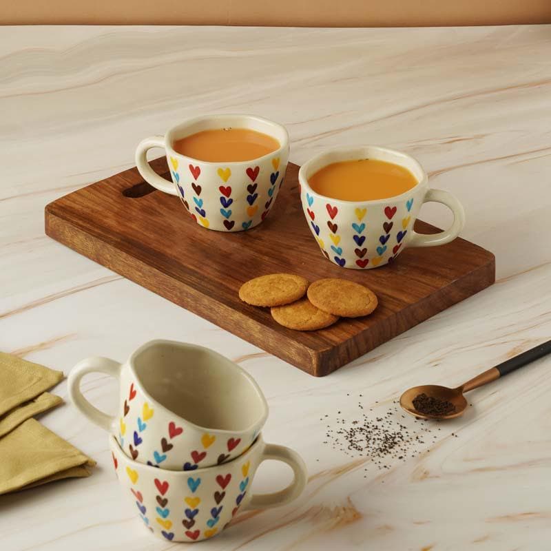 Buy Pride Hearts Cup- Set Of Four Cup from Vaaree