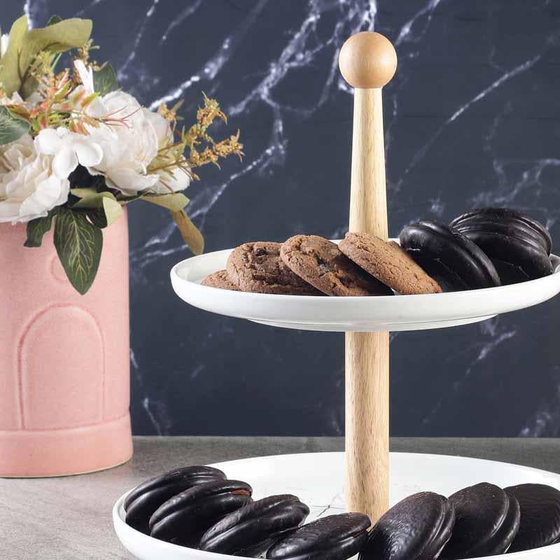 Buy Laurel Two-Tier Dessert Stand Cake Stand from Vaaree