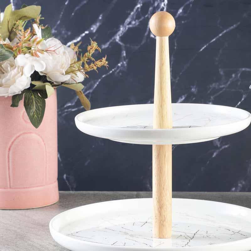 Buy Laurel Two-Tier Dessert Stand Cake Stand from Vaaree