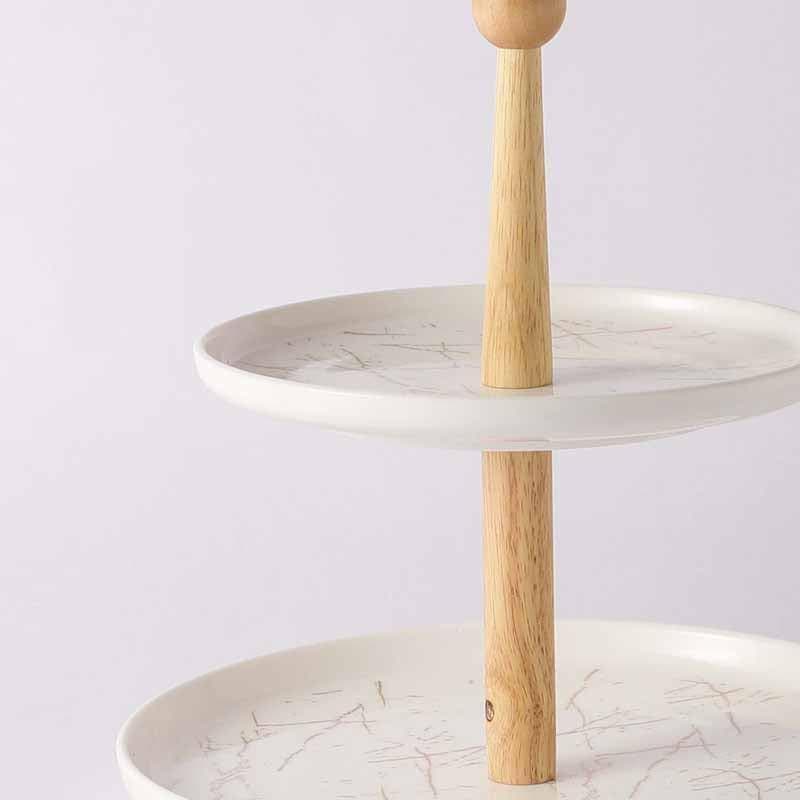 Buy Laurel Two-Tier Dessert Stand Cake Stand from Vaaree