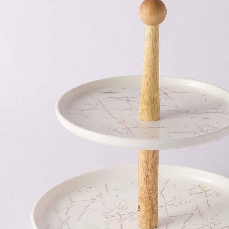 Buy Laurel Two-Tier Dessert Stand Cake Stand from Vaaree