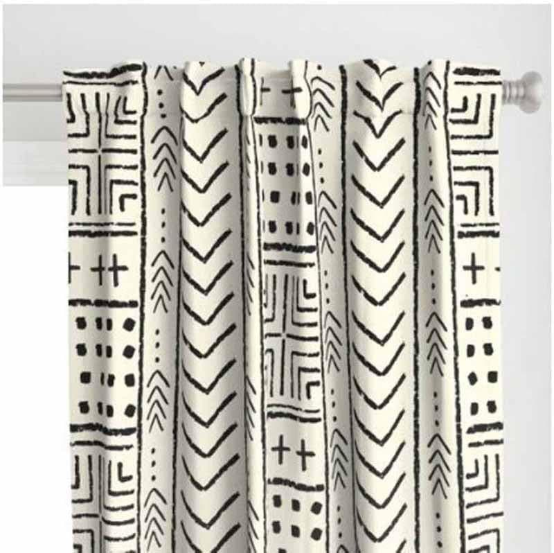 Curtains - Aztec Brim Curtain