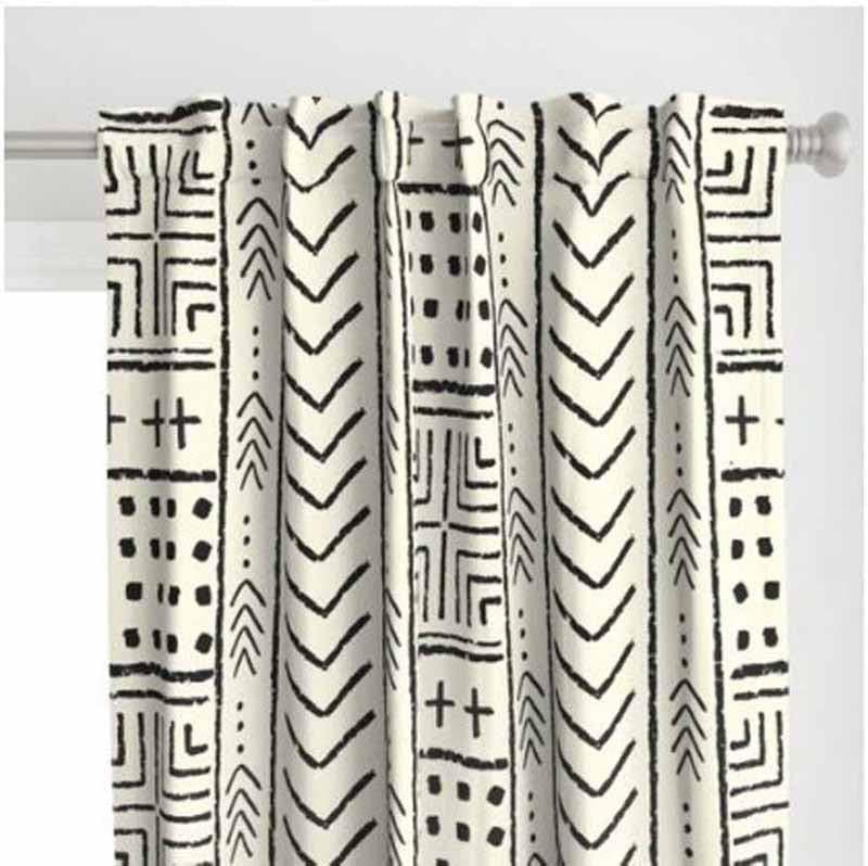 Buy Aztec Brim Curtain Curtains from Vaaree