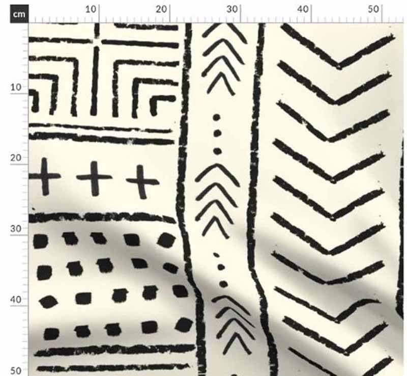 Buy Aztec Brim Curtain Curtains from Vaaree