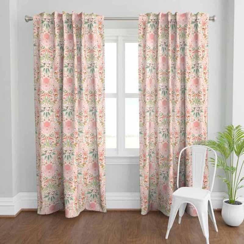 Buy Blossom Chintz Printed Curtain Curtains from Vaaree