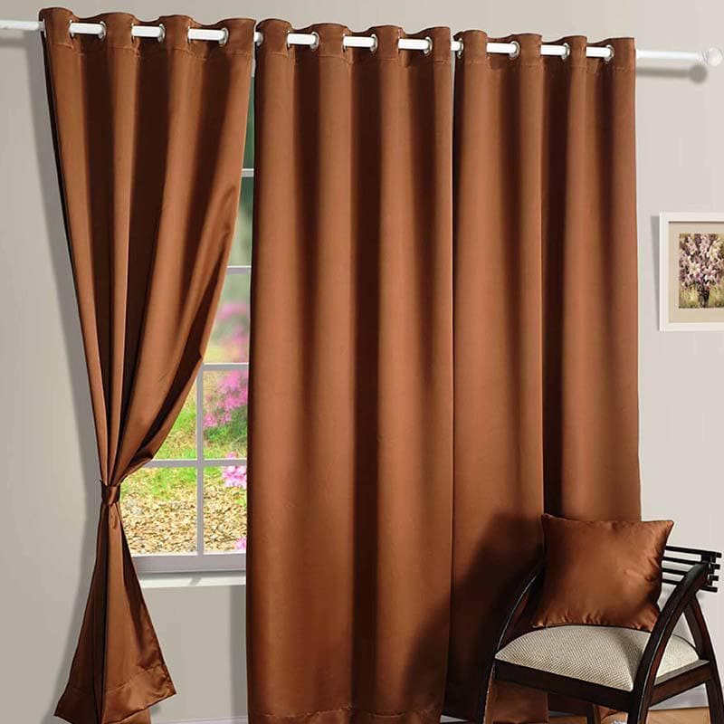 Buy Brown Castle Curtain Curtains from Vaaree