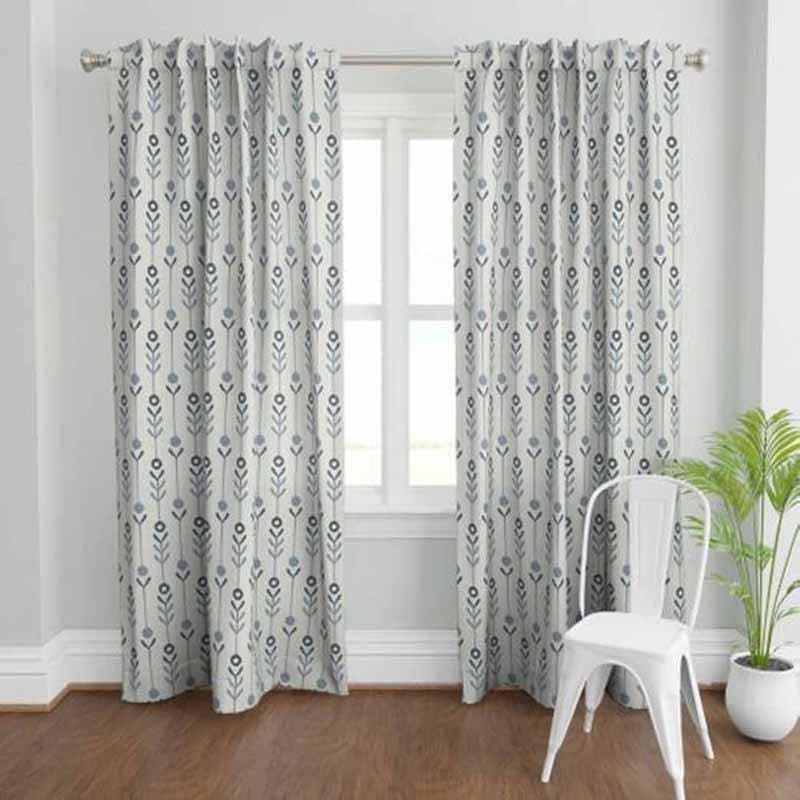 Buy Bumpy Florals Curtain Curtains from Vaaree