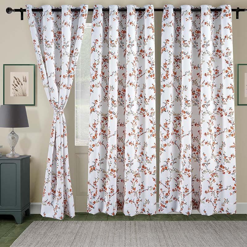 Buy Floral Cascade Curtain Curtains from Vaaree