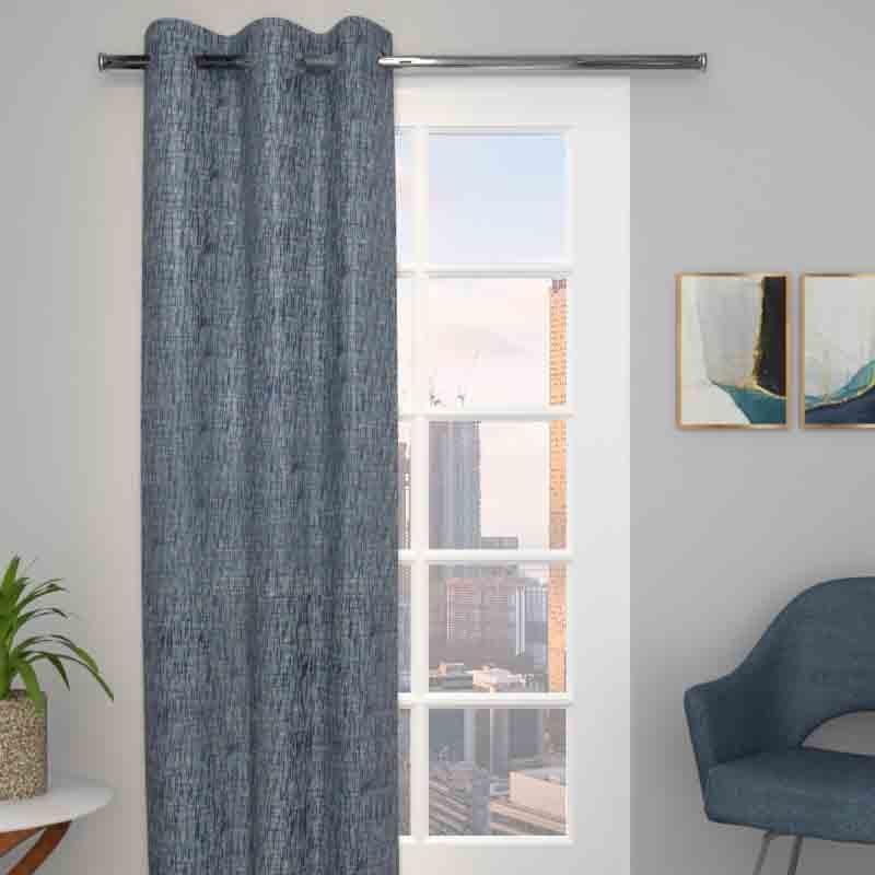 Buy Gradience Curtain - Blue Curtains from Vaaree