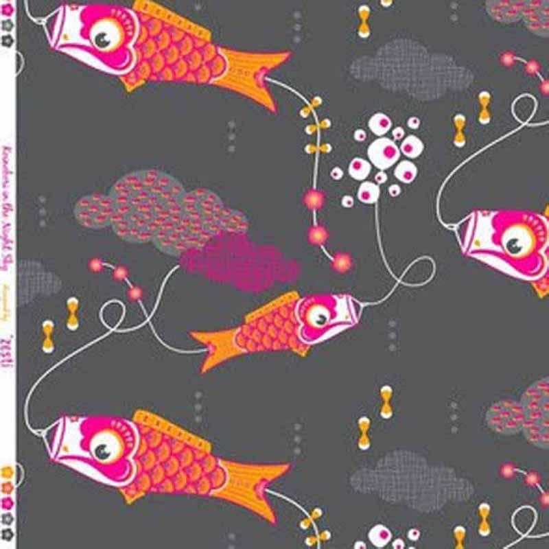 Buy Grafitti Fish Curtain Curtains from Vaaree