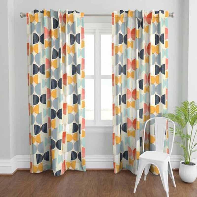 Buy Grafitti Flies Curtain Curtains from Vaaree