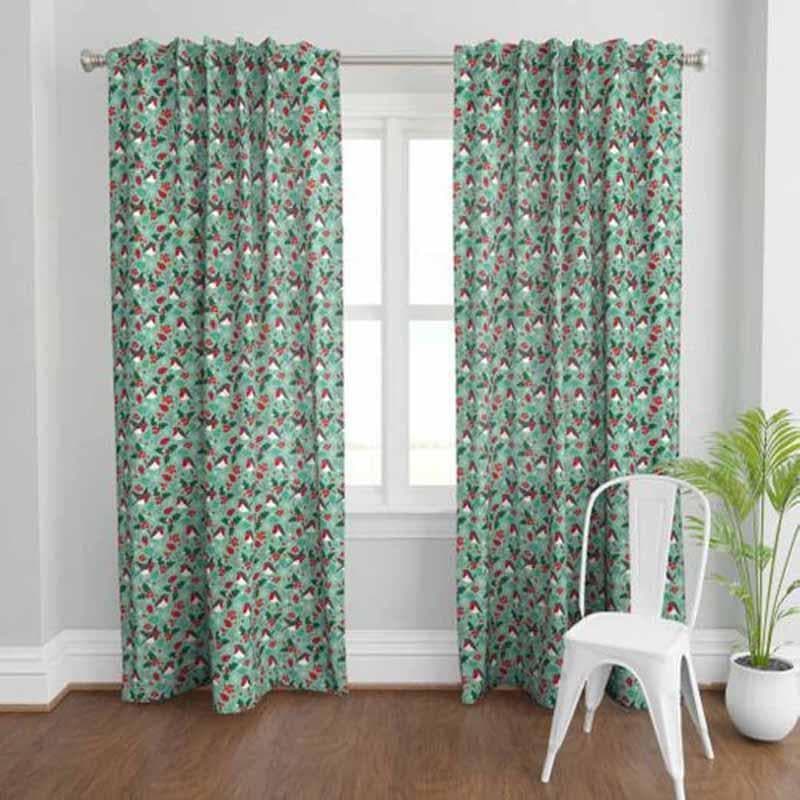 Buy It's Christmas Time Curtain Curtains from Vaaree