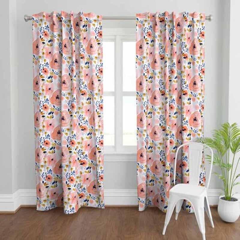 Buy Magna Florals Curtain Curtains from Vaaree