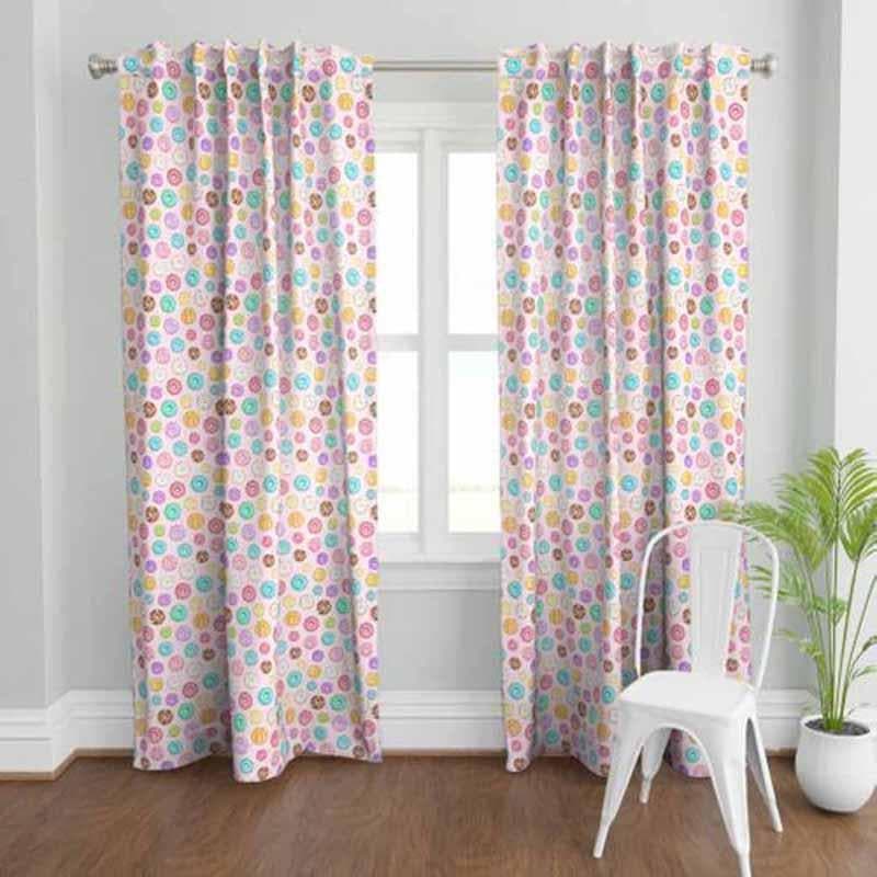 Buy Mushy Doughnuts Curtain Curtains from Vaaree